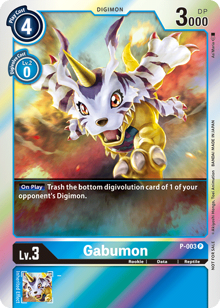 Gabumon [P-003] [Promotional Cards] | Black Swamp Games