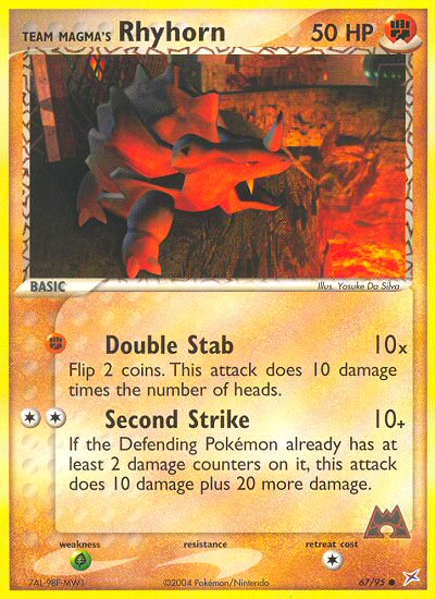 Team Magma's Rhyhorn (67/95) [EX: Team Magma vs Team Aqua] | Black Swamp Games