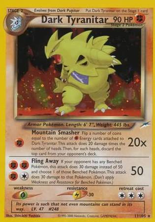 Dark Tyranitar (11/105) [Neo Destiny Unlimited] | Black Swamp Games