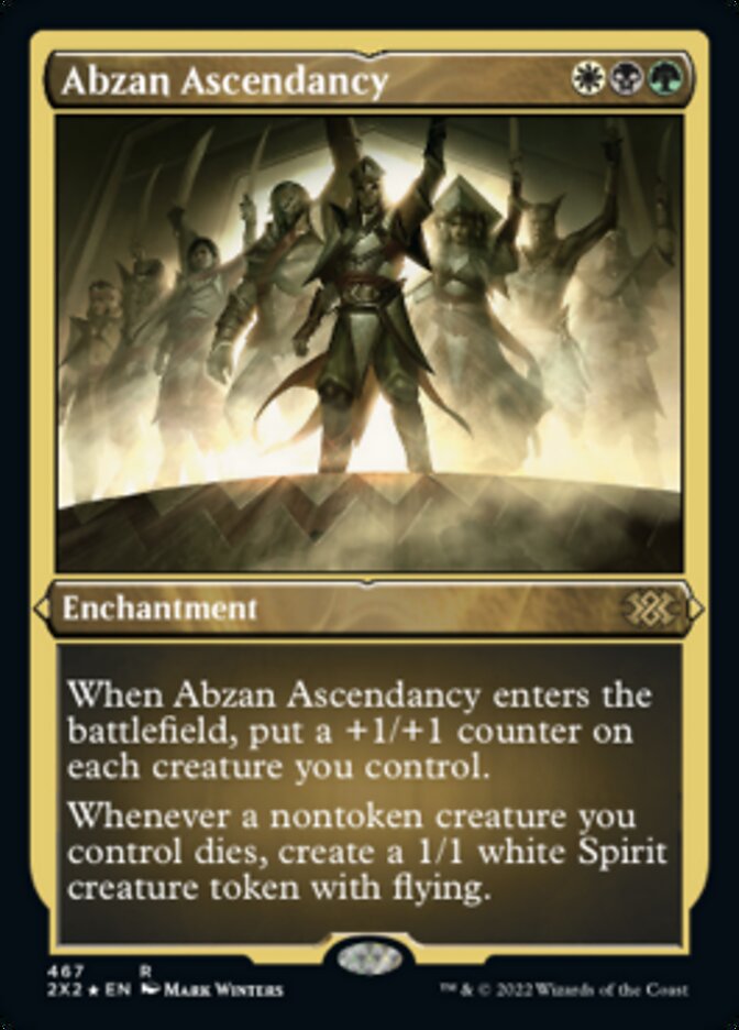 Abzan Ascendancy (Foil Etched) [Double Masters 2022] | Black Swamp Games