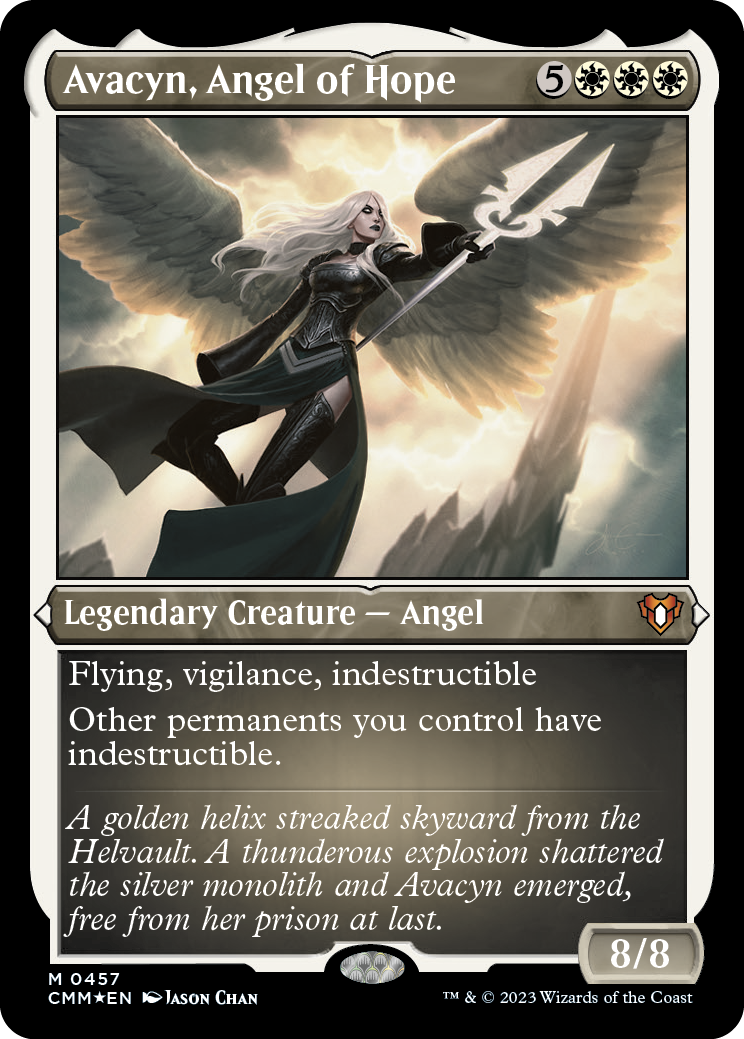 Avacyn, Angel of Hope (Foil Etched) [Commander Masters] | Black Swamp Games