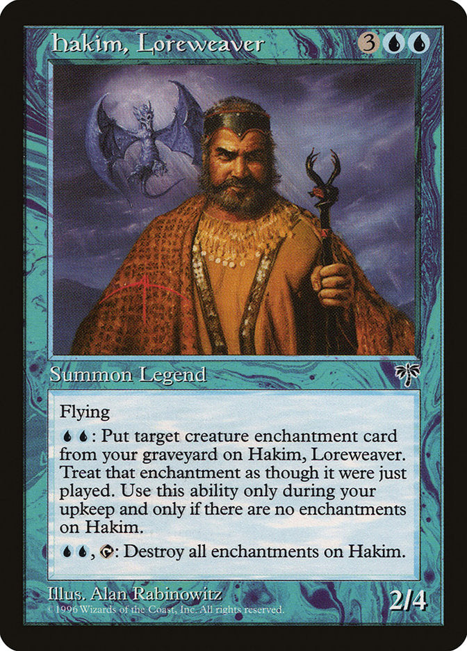 Hakim, Loreweaver [Mirage] | Black Swamp Games