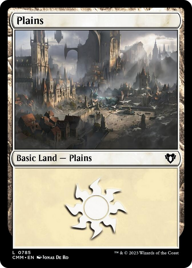 Plains (785) [Commander Masters] | Black Swamp Games