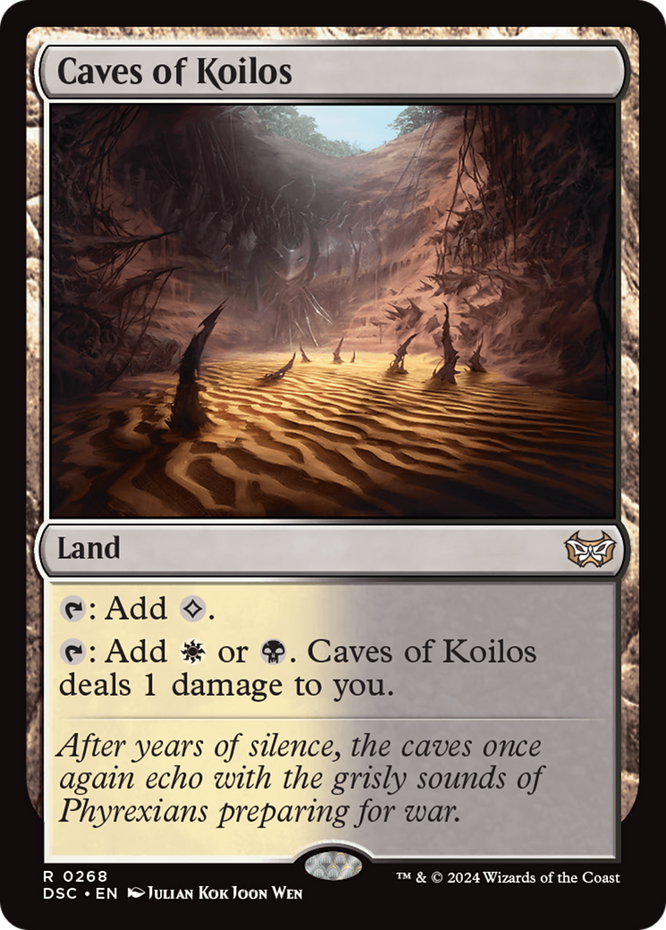 Caves of Koilos [Duskmourn: House of Horror Commander] | Black Swamp Games