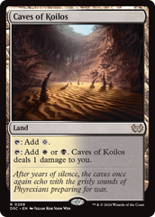 Caves of Koilos [Duskmourn: House of Horror Commander] | Black Swamp Games