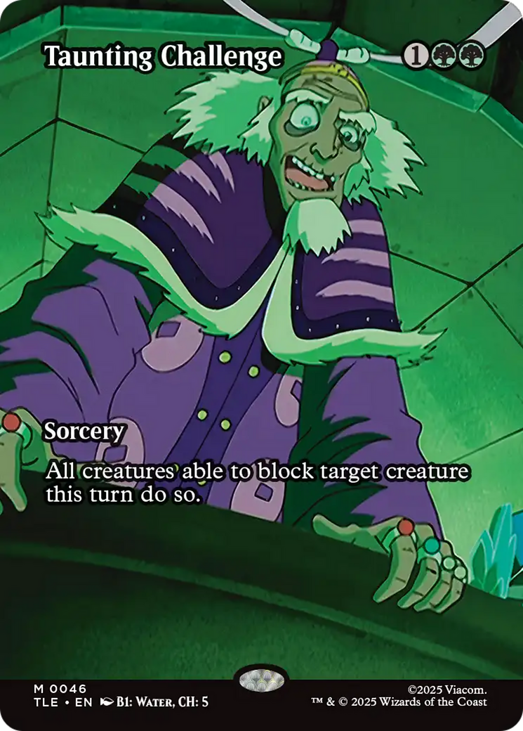 Taunting Challenge (Borderless) [Avatar: The Last Airbender: Eternal-Legal] | Black Swamp Games