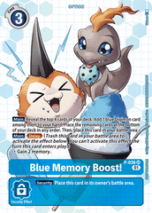 Blue Memory Boost! [P-036] (Box Promotion Pack - Next Adventure) [Promotional Cards] | Black Swamp Games