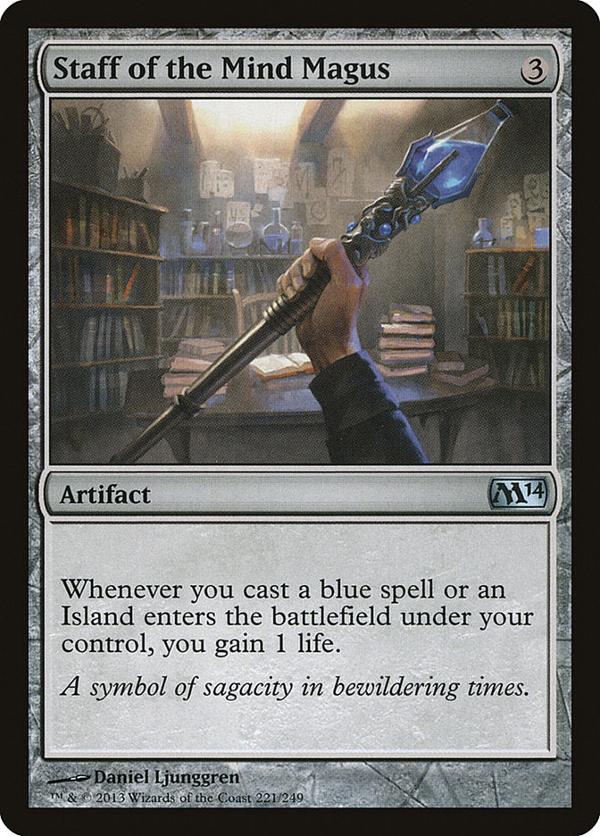Staff of the Mind Magus [Magic 2014] | Black Swamp Games