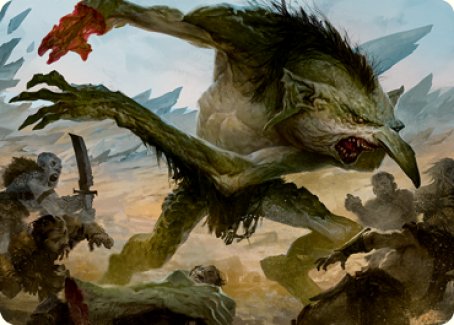 Troll Art Card [Dungeons & Dragons: Adventures in the Forgotten Realms Art Series] | Black Swamp Games