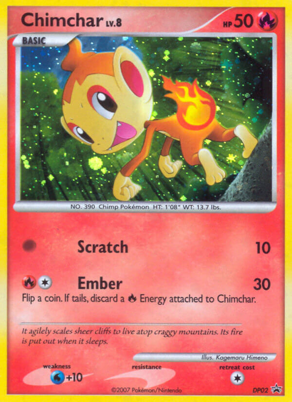 Chimchar (DP02) [Diamond & Pearl: Black Star Promos] | Black Swamp Games