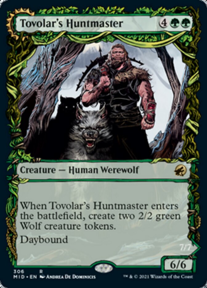 Tovolar's Huntmaster // Tovolar's Packleader (Showcase Equinox) [Innistrad: Midnight Hunt] | Black Swamp Games