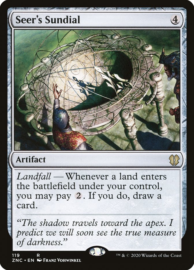 Seer's Sundial [Zendikar Rising Commander] | Black Swamp Games