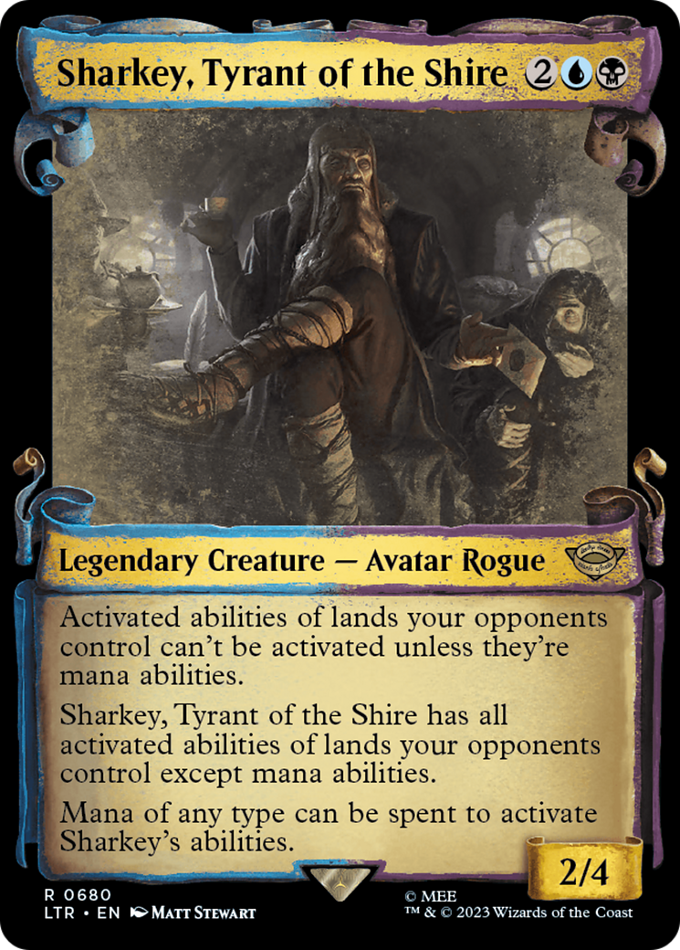 Sharkey, Tyrant of the Shire [The Lord of the Rings: Tales of Middle-Earth Showcase Scrolls] | Black Swamp Games