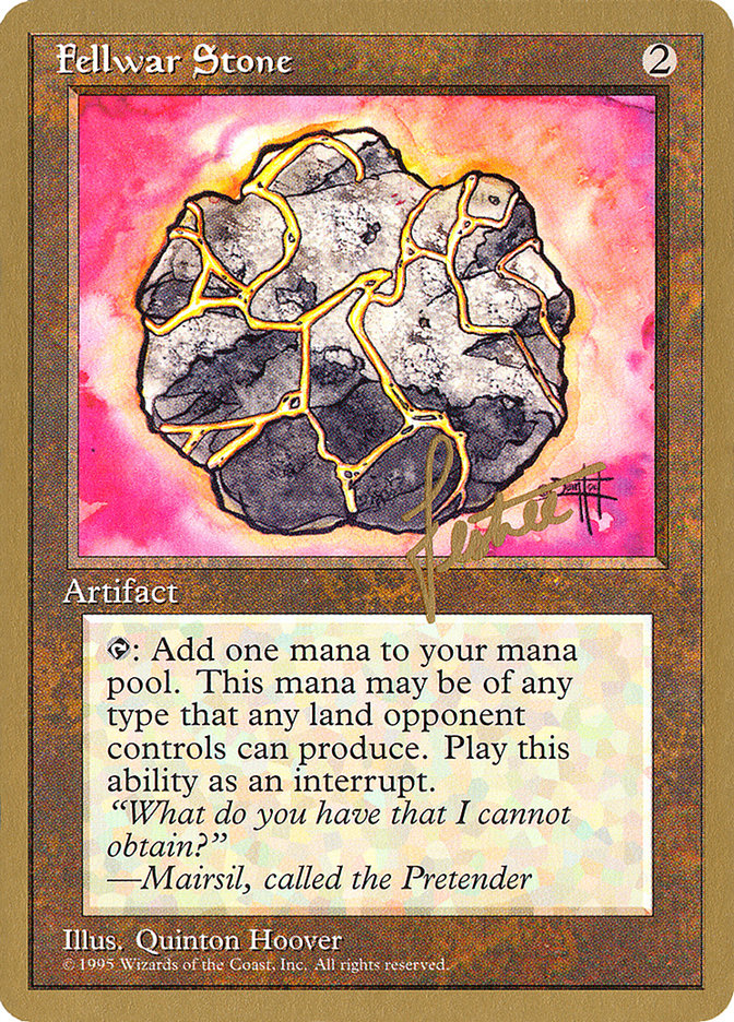 Fellwar Stone (Bertrand Lestree) [Pro Tour Collector Set] | Black Swamp Games