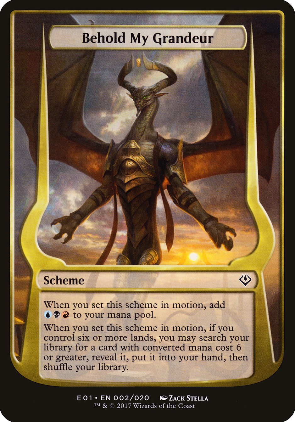 Behold My Grandeur (Schemes) [Archenemy: Nicol Bolas Schemes] | Black Swamp Games