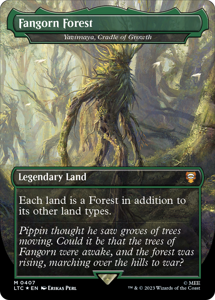 Fangorn Forest - Yavimaya, Cradle of Growth (Surge Foil Realms and Relics) [The Lord of the Rings: Tales of Middle-Earth Commander] | Black Swamp Games