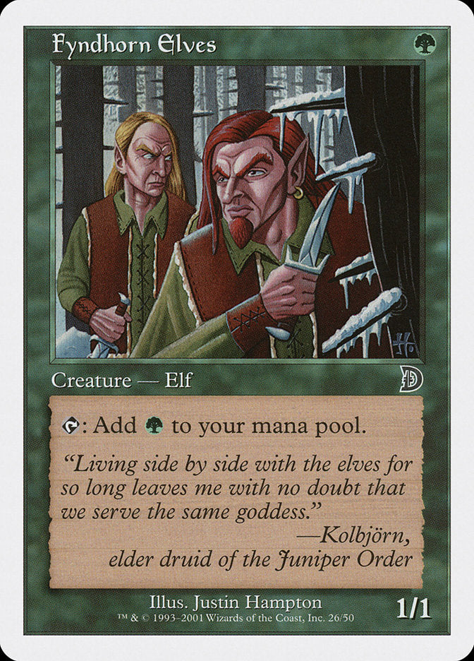 Fyndhorn Elves [Deckmasters] | Black Swamp Games