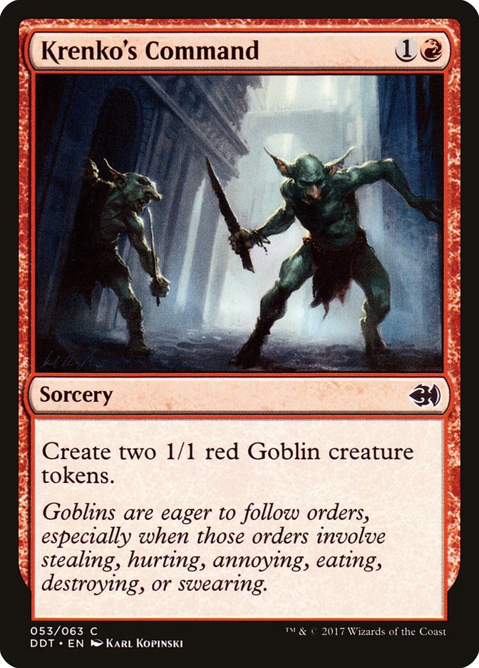 Krenko's Command [Duel Decks: Merfolk vs. Goblins] | Black Swamp Games