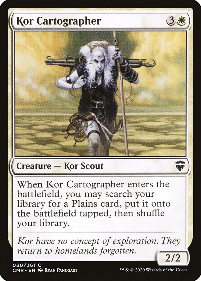 Kor Cartographer [Commander Legends] | Black Swamp Games