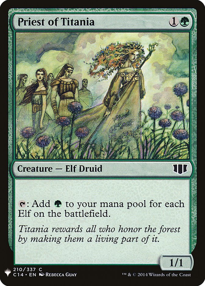 Priest of Titania [Mystery Booster] | Black Swamp Games