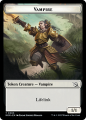 Elemental (9) // Vampire Double-Sided Token [March of the Machine Tokens] | Black Swamp Games