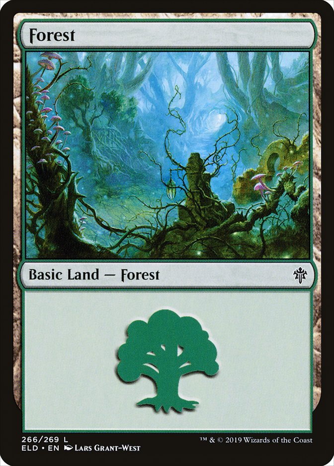 Forest (266) [Throne of Eldraine] | Black Swamp Games
