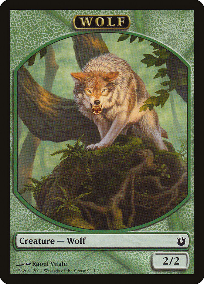 Wolf Token [Born of the Gods Tokens] | Black Swamp Games