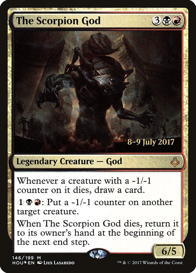 The Scorpion God [Hour of Devastation Prerelease Promos] | Black Swamp Games