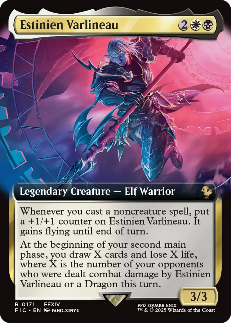 Estinien Varlineau (Extended Art) [FINAL FANTASY Commander] | Black Swamp Games