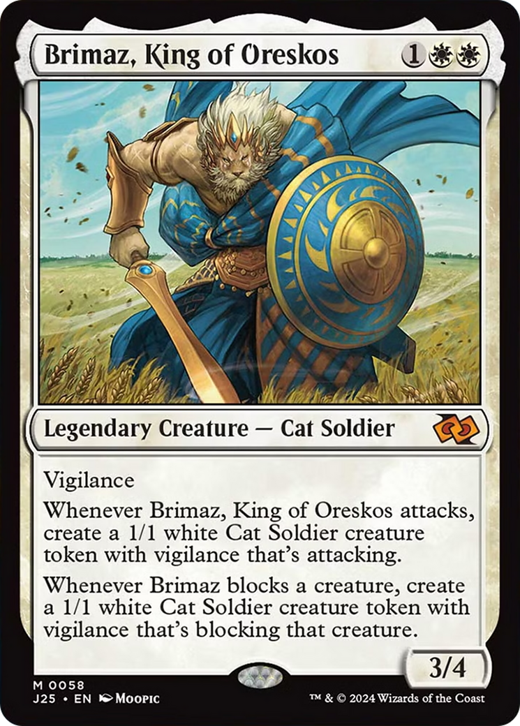 Brimaz, King of Oreskos (Anime) [Foundations Jumpstart] | Black Swamp Games