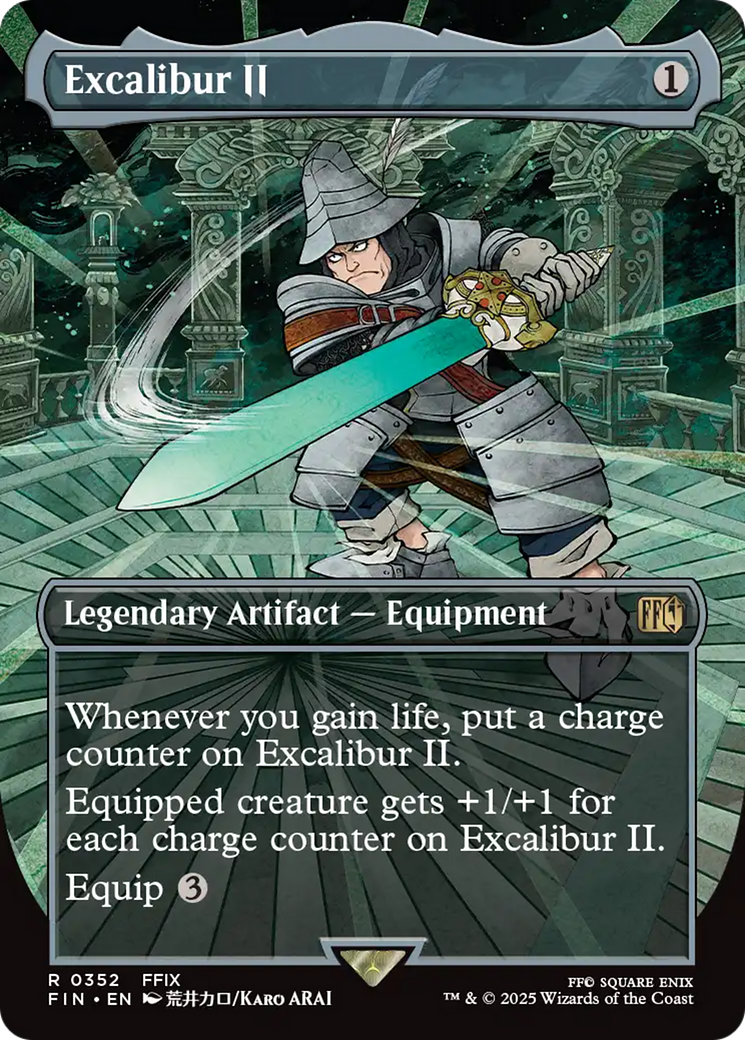 Excalibur II (Borderless) [FINAL FANTASY] | Black Swamp Games