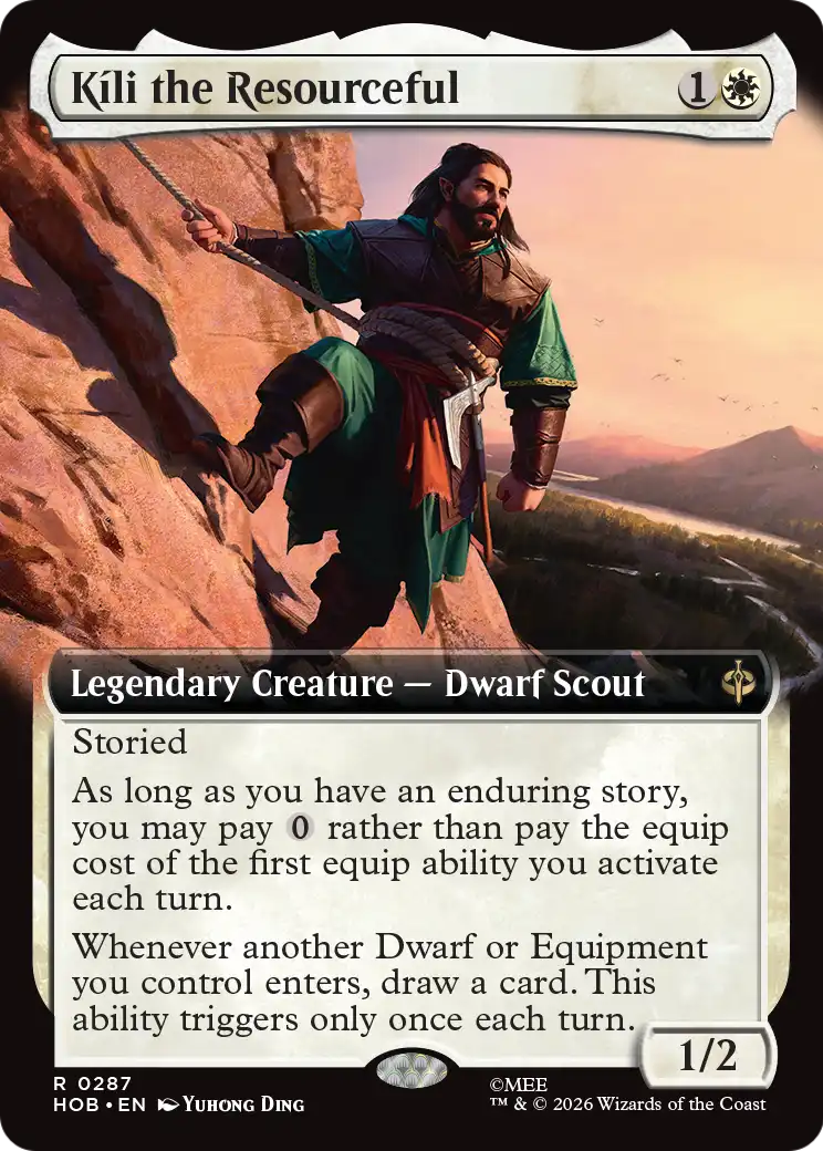Kili the Resourceful (Extended Art) [The Hobbit] | Black Swamp Games
