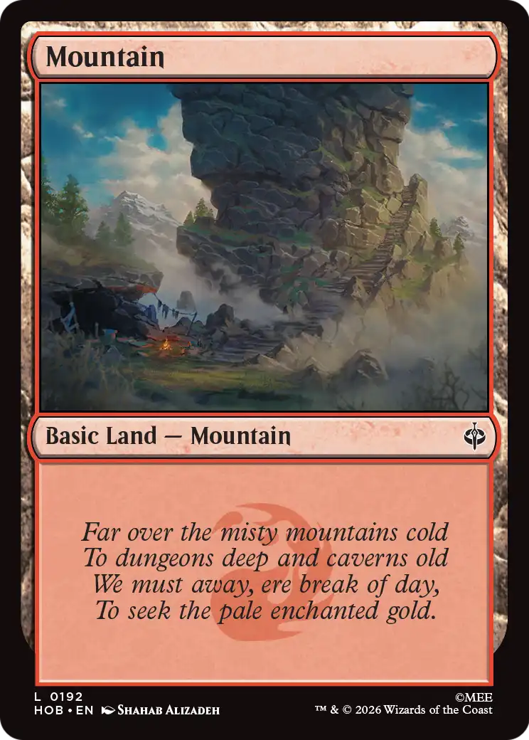 Mountain (0192) [The Hobbit] | Black Swamp Games