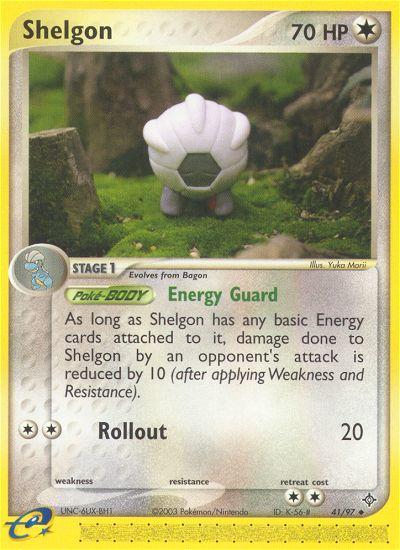 Shelgon (41/97) [EX: Dragon] | Black Swamp Games