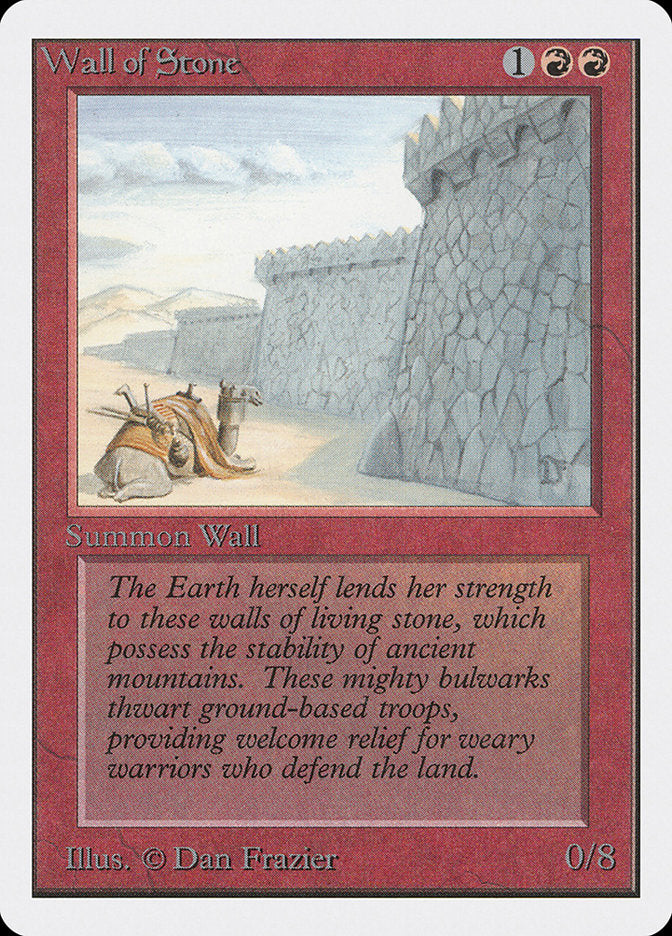 Wall of Stone [Unlimited Edition] | Black Swamp Games
