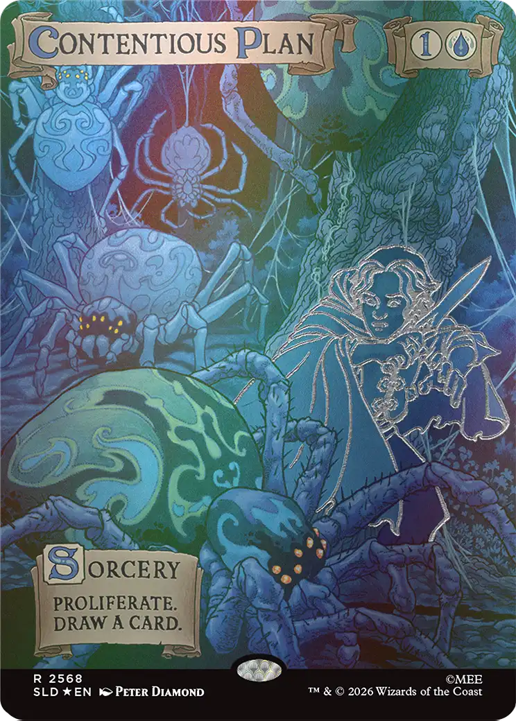 Contentious Plan (Out Of Sight Foil) [Secret Lair Drop Series] | Black Swamp Games