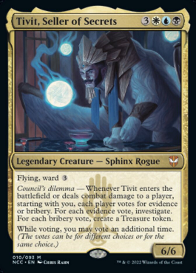 Tivit, Seller of Secrets [Streets of New Capenna Commander] | Black Swamp Games