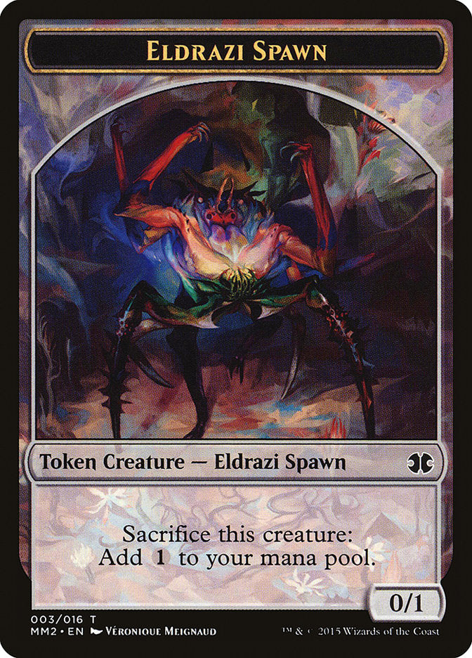 Eldrazi Spawn Token (003/016) [Modern Masters 2015 Tokens] | Black Swamp Games