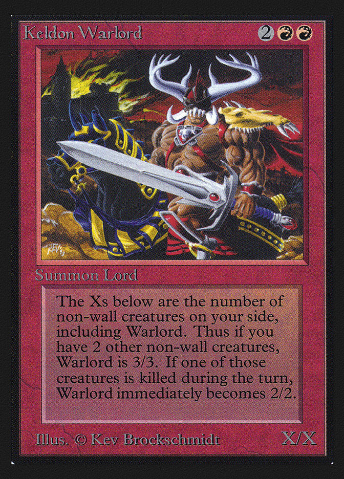 Keldon Warlord [Collectors' Edition] | Black Swamp Games
