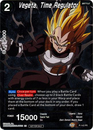 Vegeta, Time Regulator (Championship Final 2019) (P-142) [Tournament Promotion Cards] | Black Swamp Games