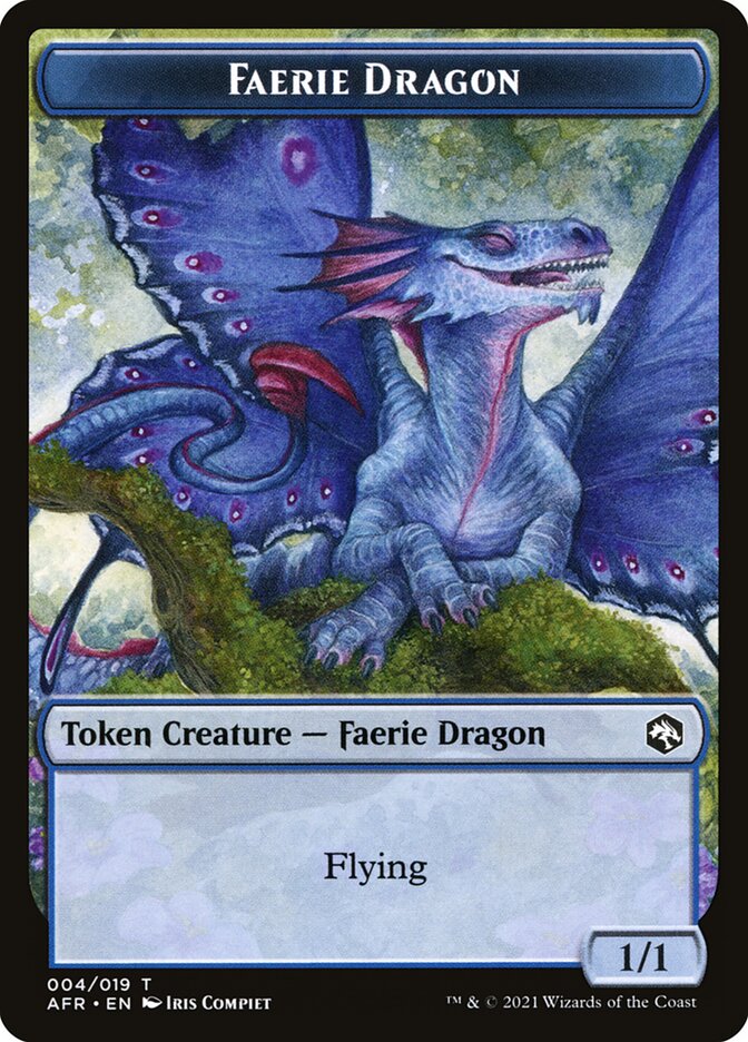 Faerie Dragon Token [Dungeons & Dragons: Adventures in the Forgotten Realms Tokens] | Black Swamp Games