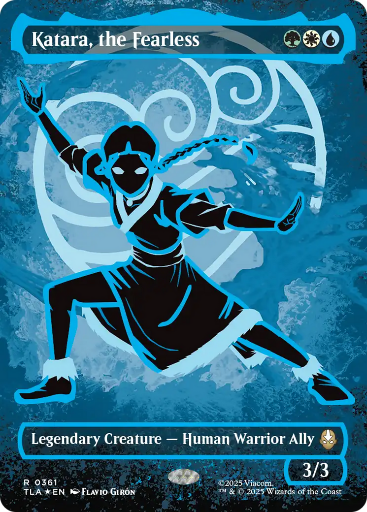 Katara, the Fearless (Borderless Battle Pose) [Avatar: The Last Airbender] | Black Swamp Games