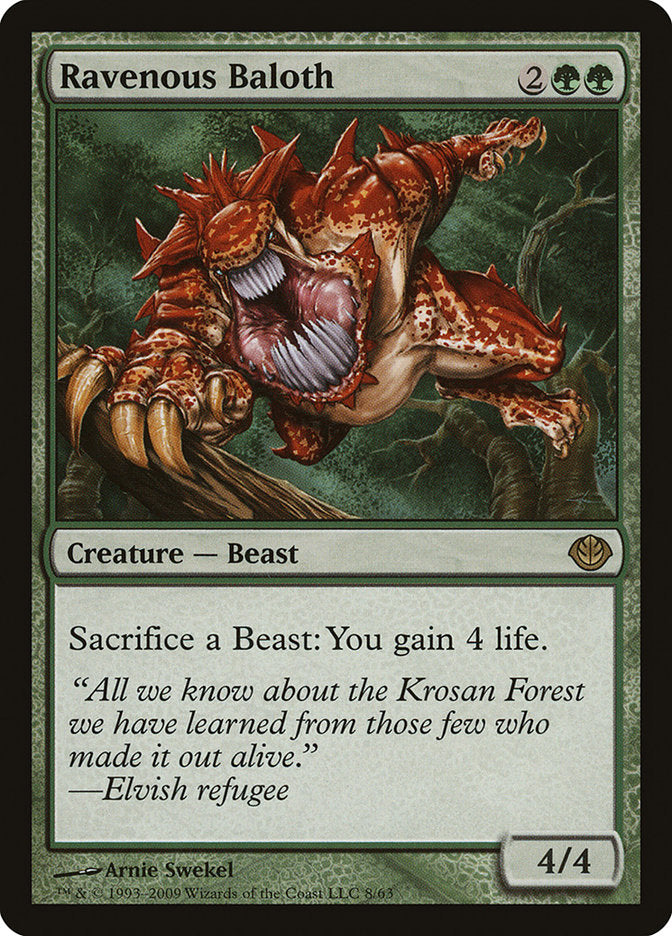 Ravenous Baloth [Duel Decks: Garruk vs. Liliana] | Black Swamp Games