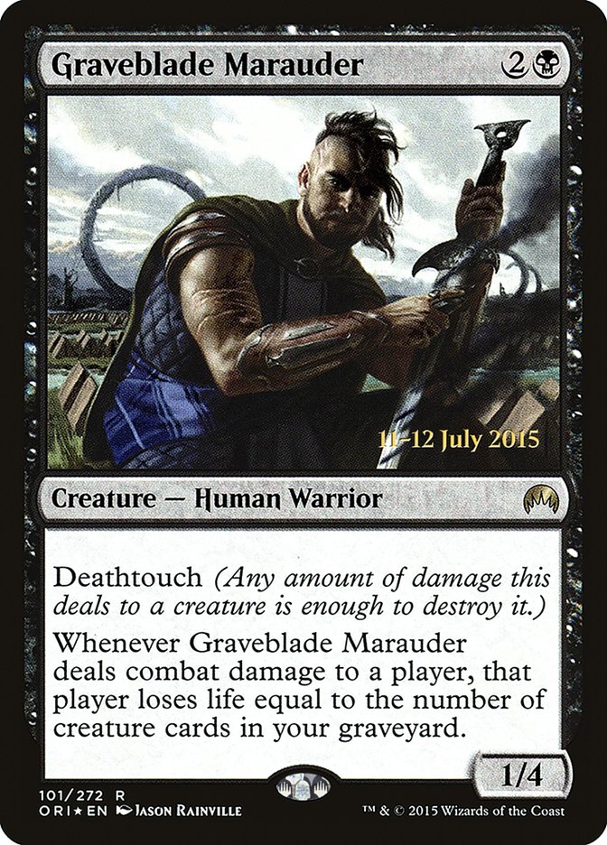 Graveblade Marauder [Magic Origins Prerelease Promos] | Black Swamp Games