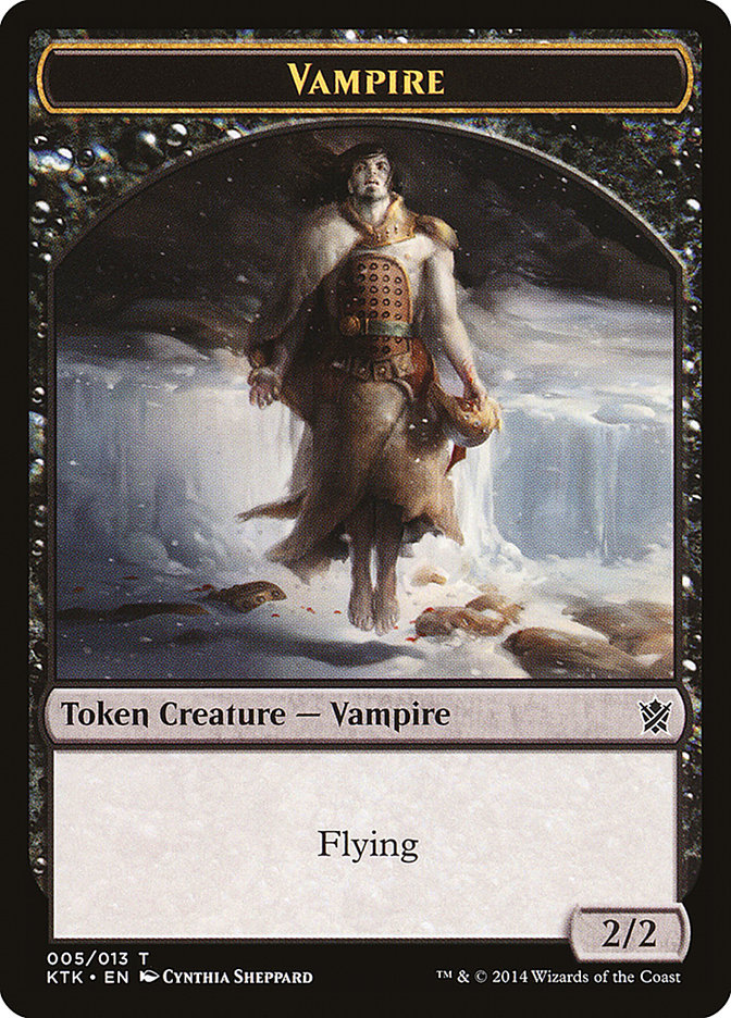 Vampire Token [Khans of Tarkir Tokens] | Black Swamp Games