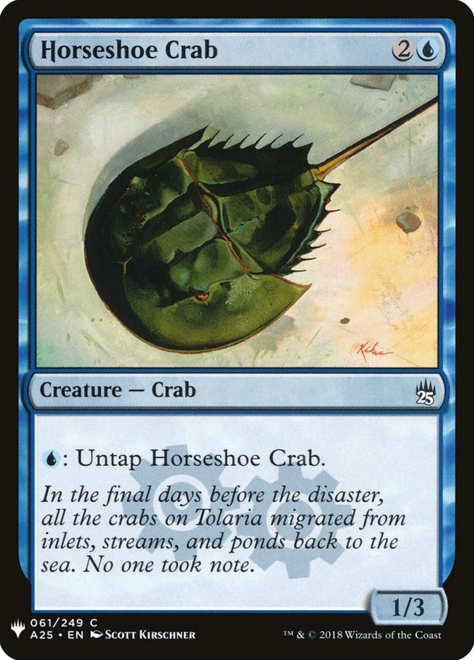 Horseshoe Crab [Mystery Booster] | Black Swamp Games