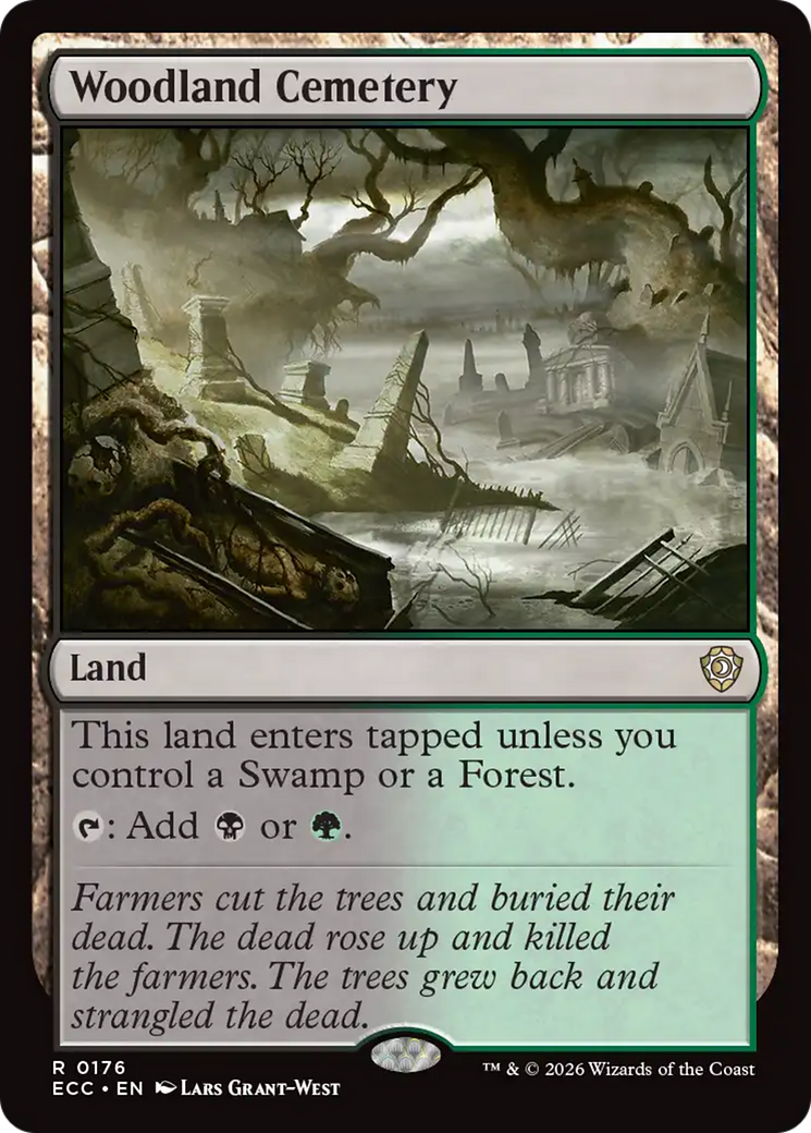 Woodland Cemetery [Lorwyn Eclipsed Commander] | Black Swamp Games