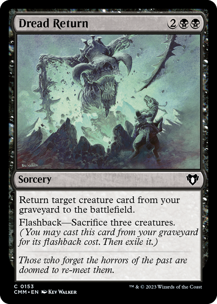 Dread Return [Commander Masters] | Black Swamp Games