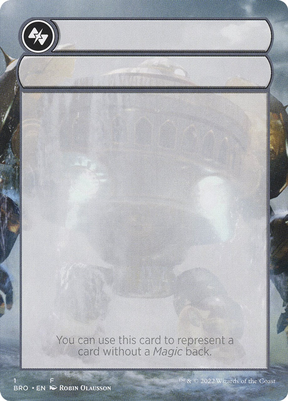 Helper Card [The Brothers' War Tokens] | Black Swamp Games
