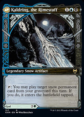 Jorn, God of Winter // Kaldring, the Rimestaff (Showcase) [Kaldheim] | Black Swamp Games